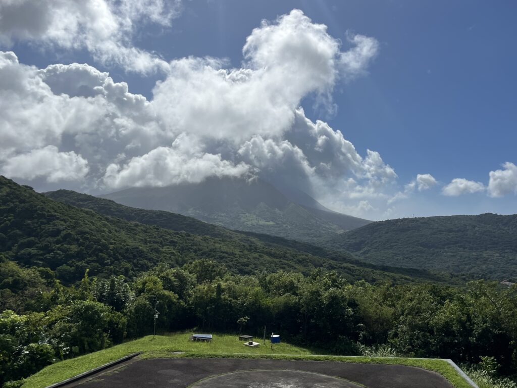 Soufrière Hills Volcano from the Volcano Observatory